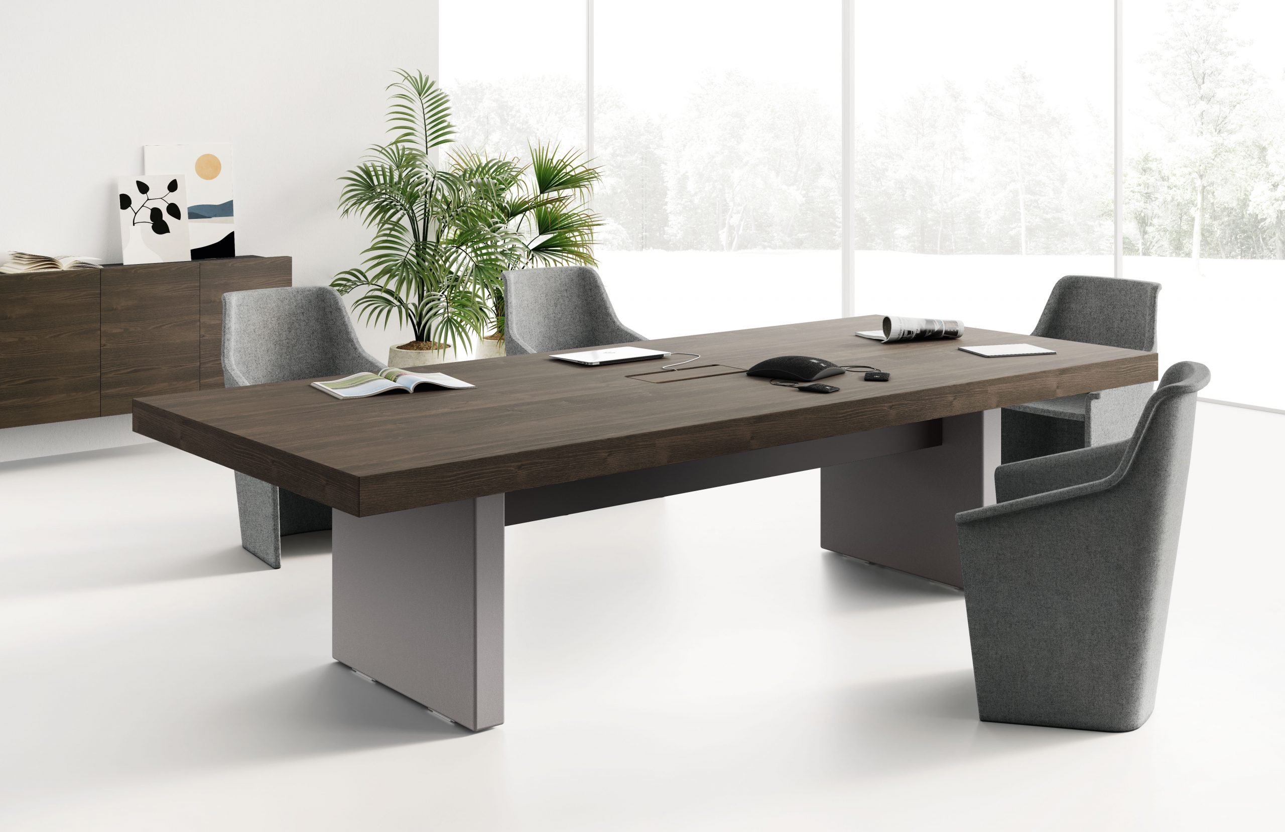 Las Mobili Jera awesome unique executive office desk, Orlandini design